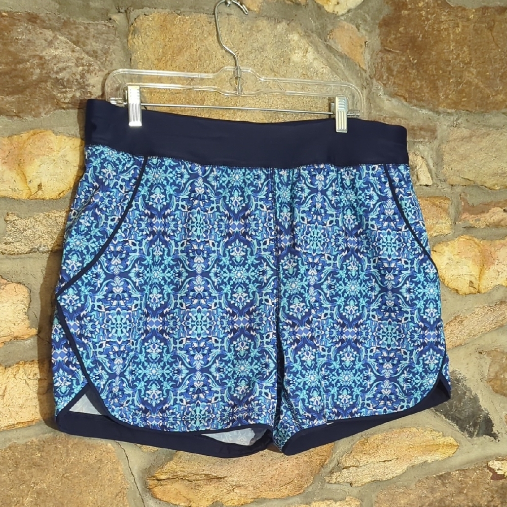 Land's End 5" Quick Dry Elastic Waist Board Shorts With Panty NWOT